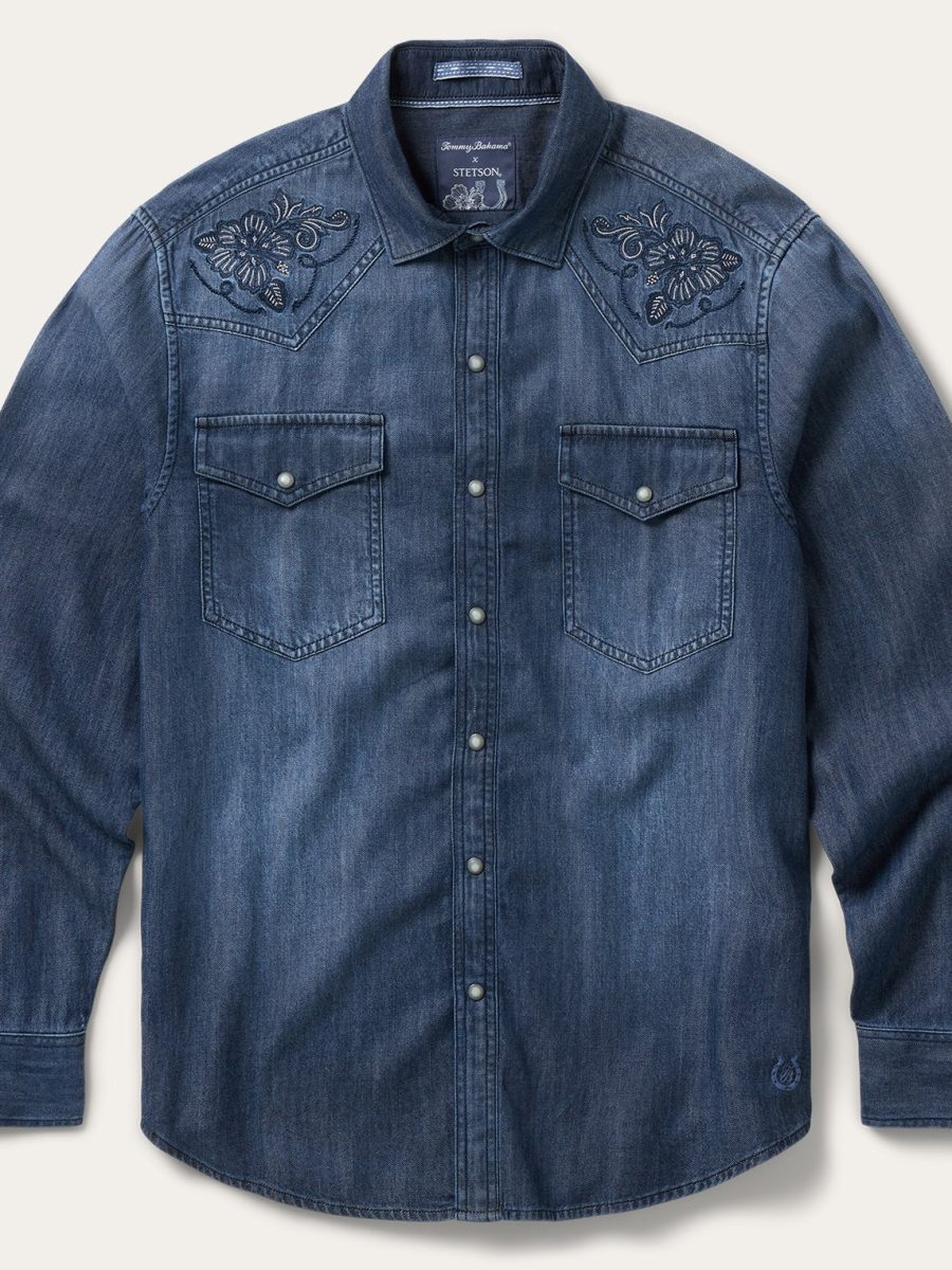 Tommy Bahama x Stetson Calypso Cowboy Long-Sleeve Shirt