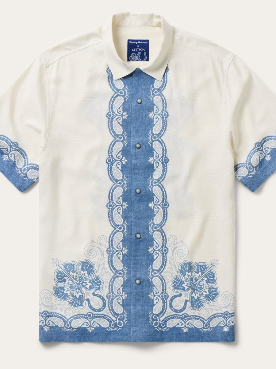 Tommy Bahama x Stetson Life of the Rodeo Silk Camp Shirt