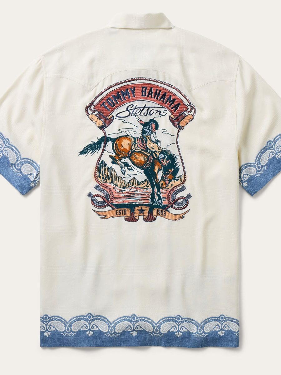 Tommy Bahama x Stetson Life of the Rodeo Silk Camp Shirt