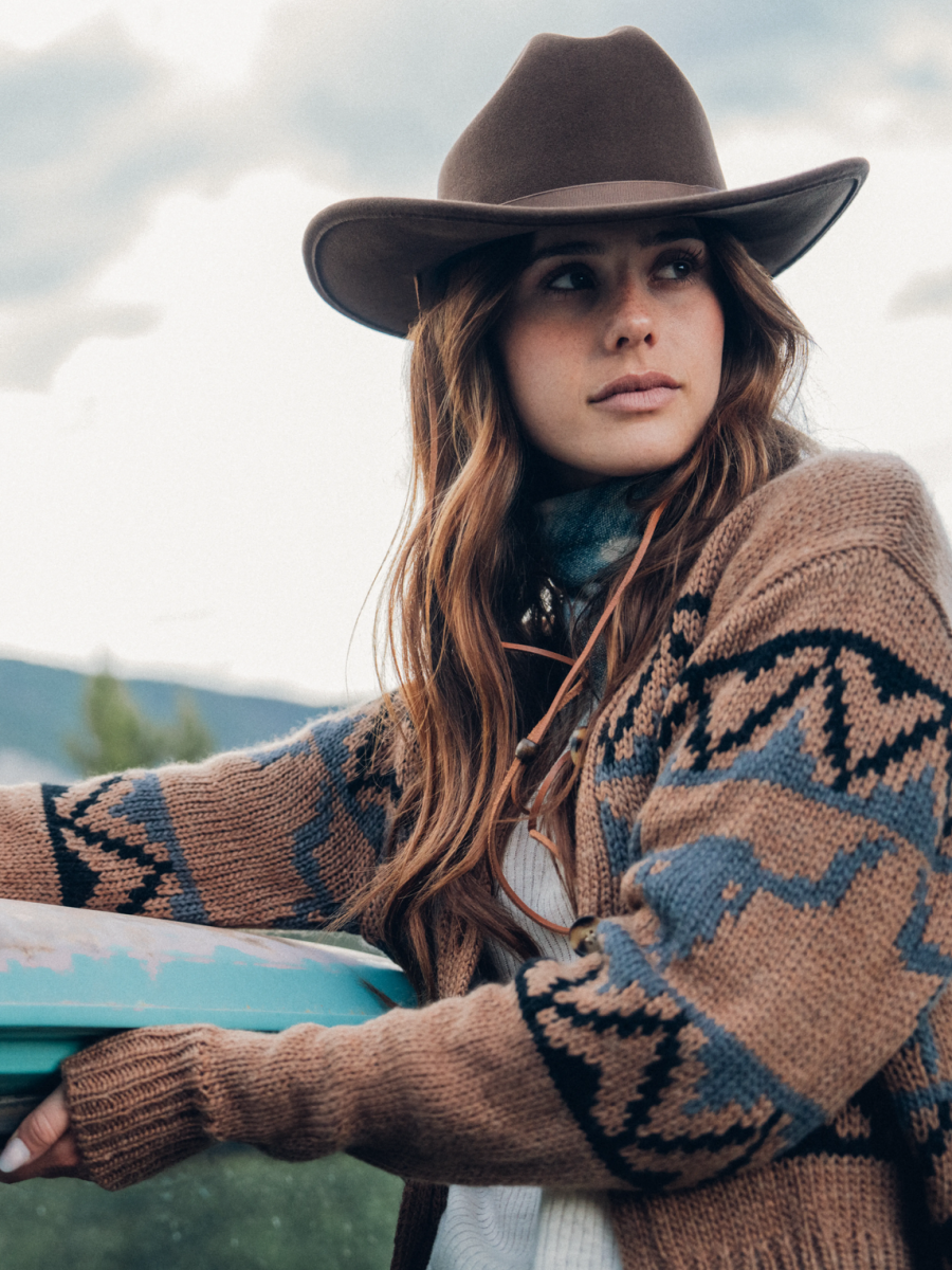 Steer Head Cropped Cardigan