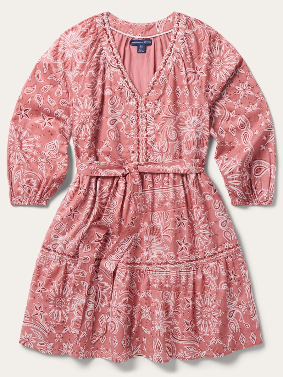 Tommy Bahama x Stetson Bandana Bay 3/4-Sleeve Dress