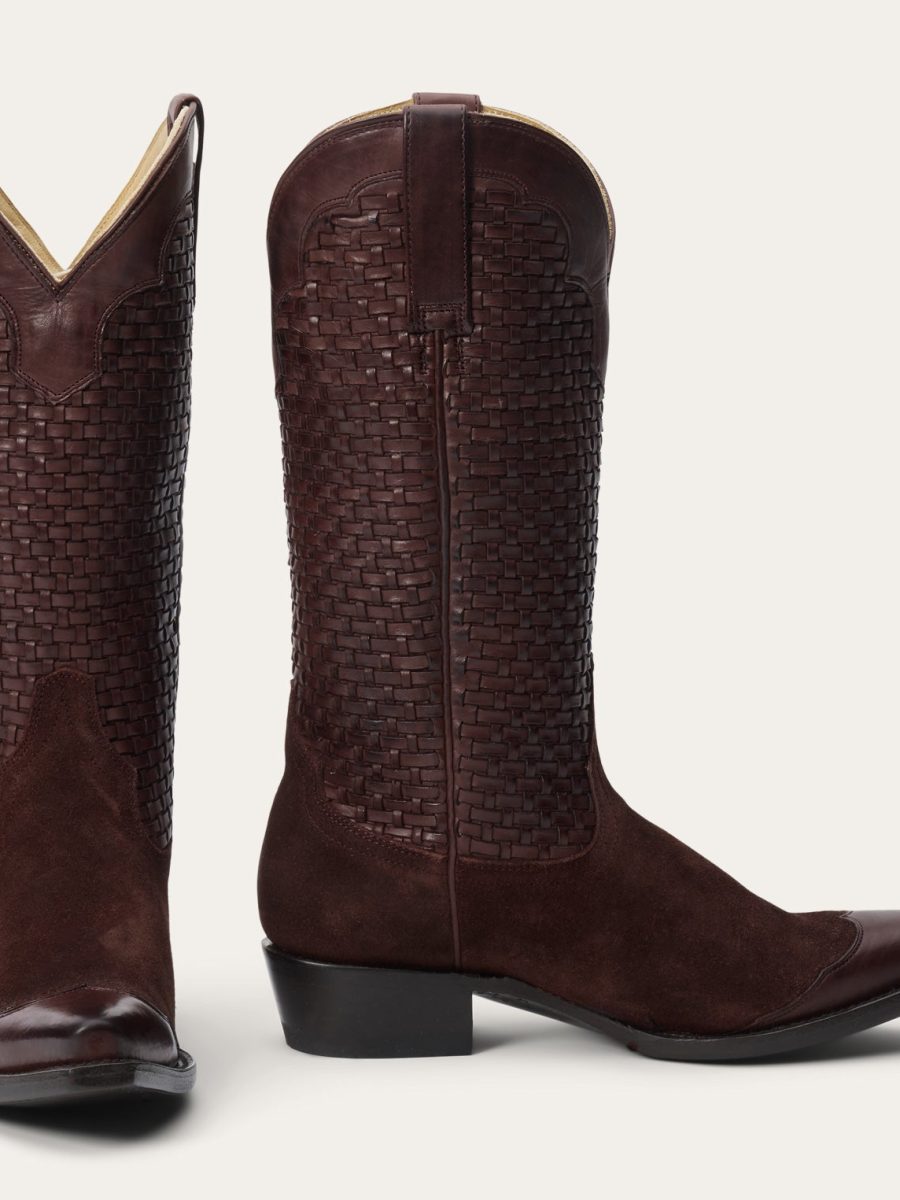 Stetson & THE GREAT. The Basket Weave Cowboy Boot