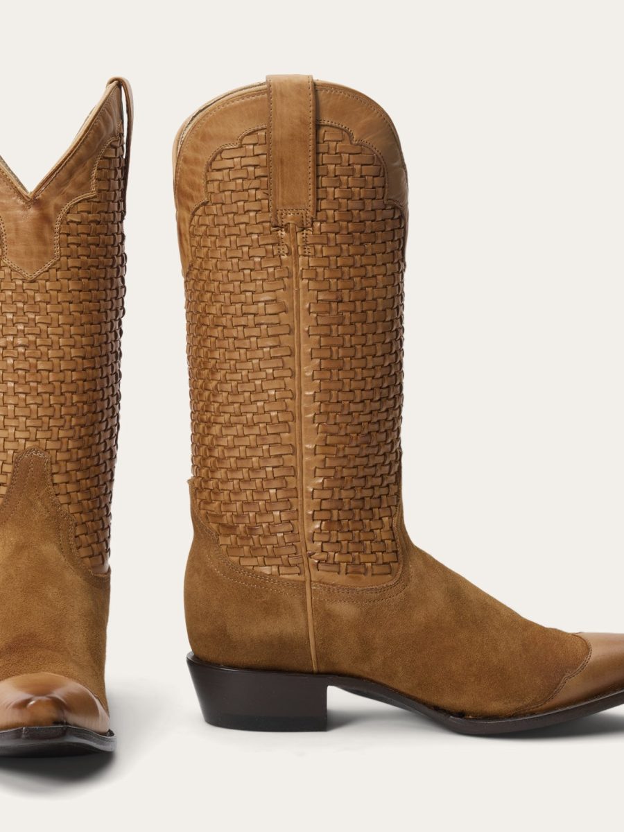 Stetson & THE GREAT. The Basket Weave Cowboy Boot
