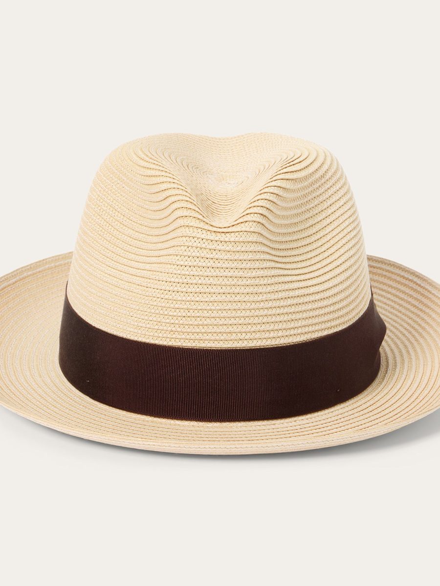 Rosebud Straw Fedora