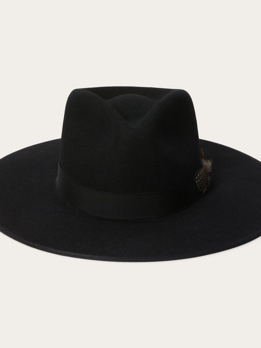 Midtown Wide Flat Brim Hat