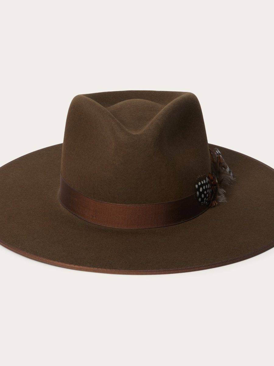 Midtown Wide Flat Brim Hat