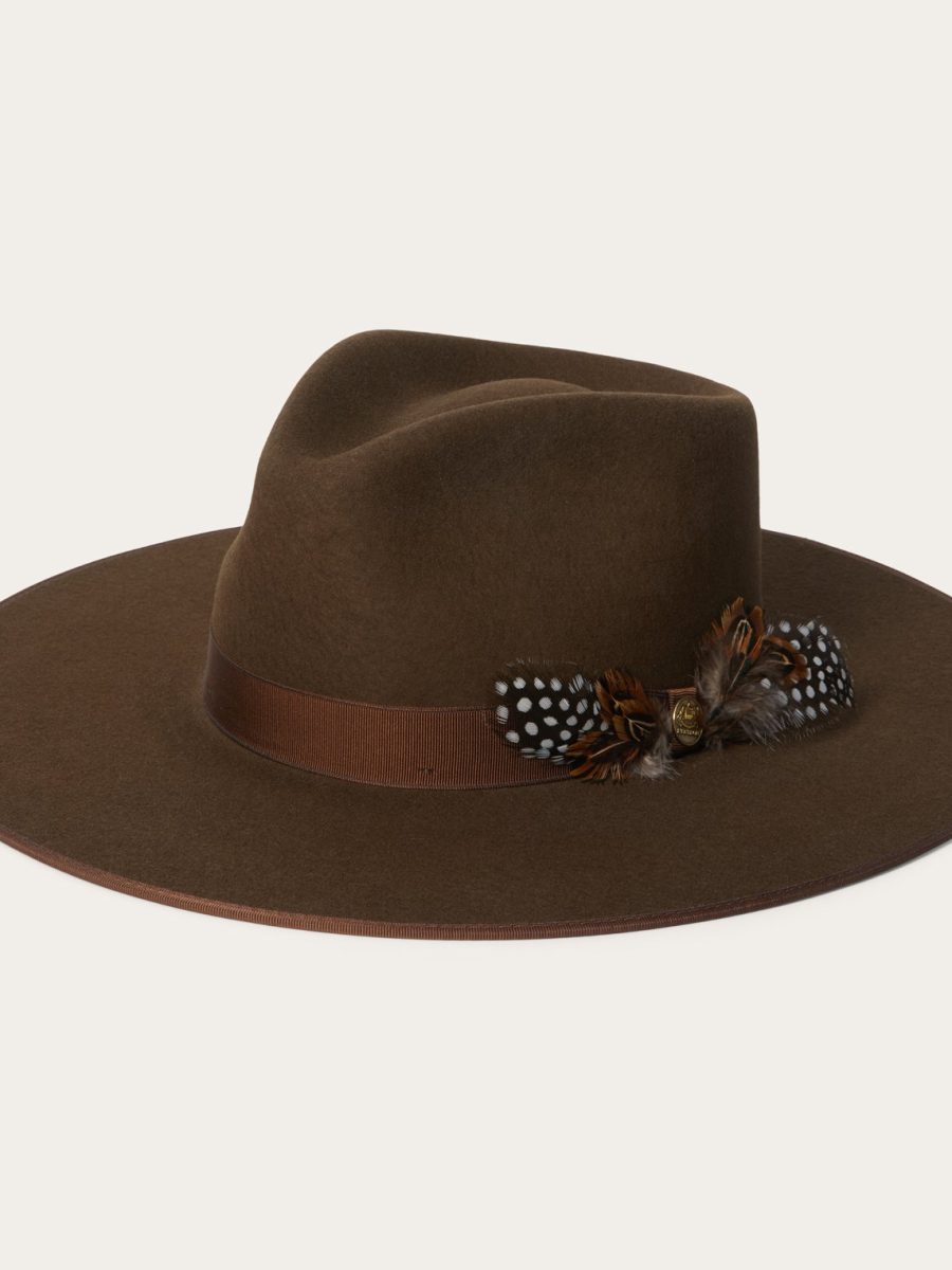 Midtown Wide Flat Brim Hat