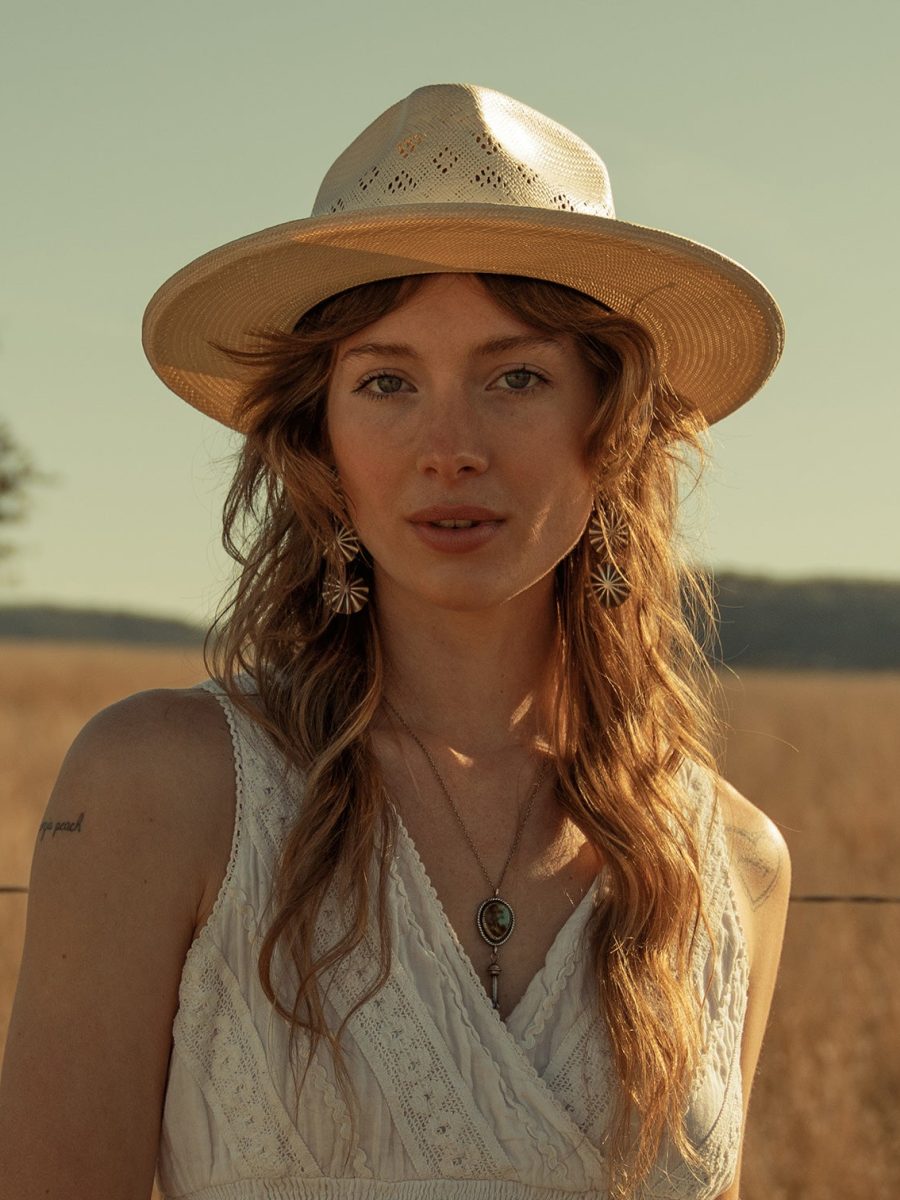 Andromeda Vented Straw Fedora