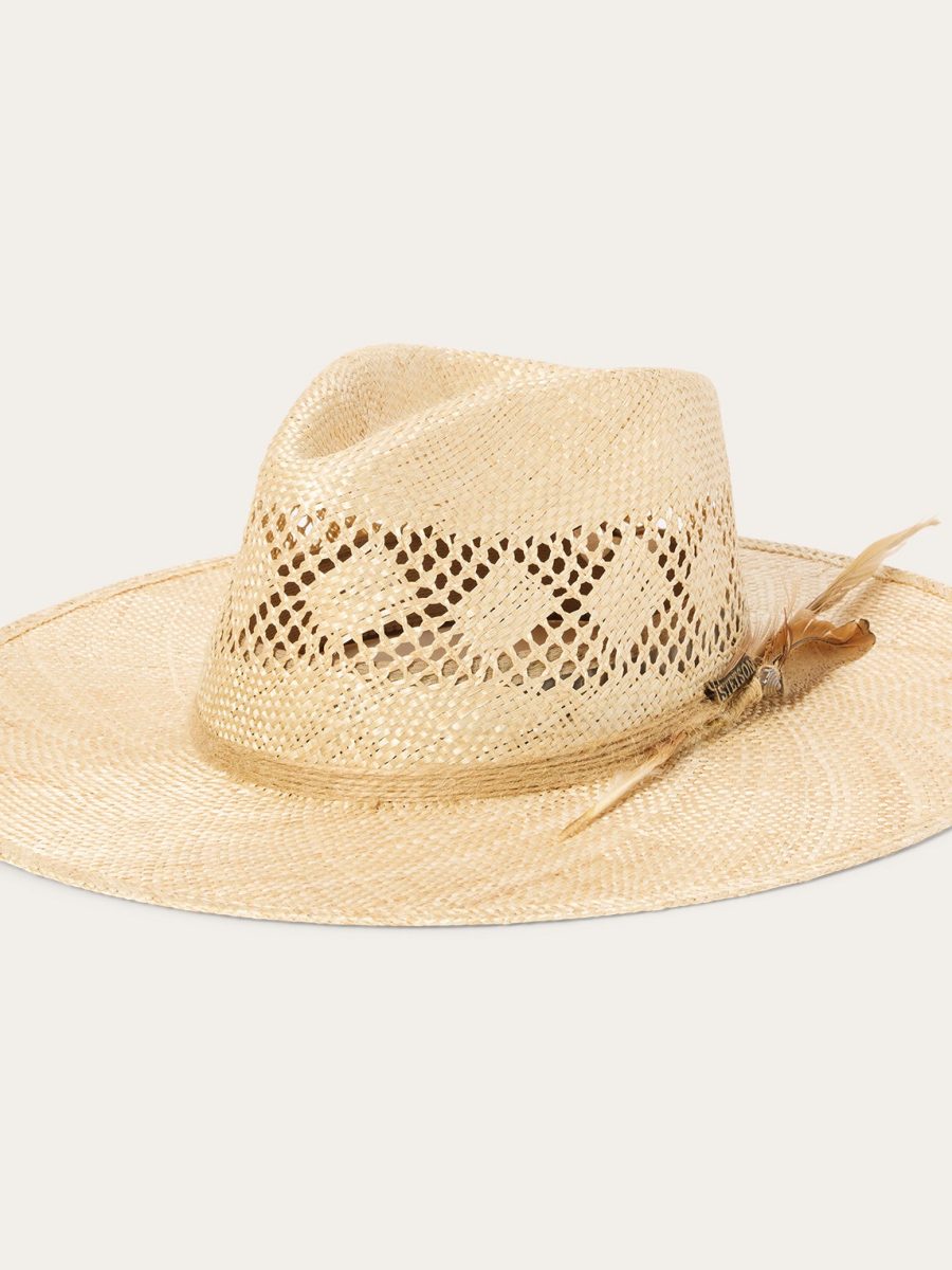 Chorus Straw Flat Brim Hat