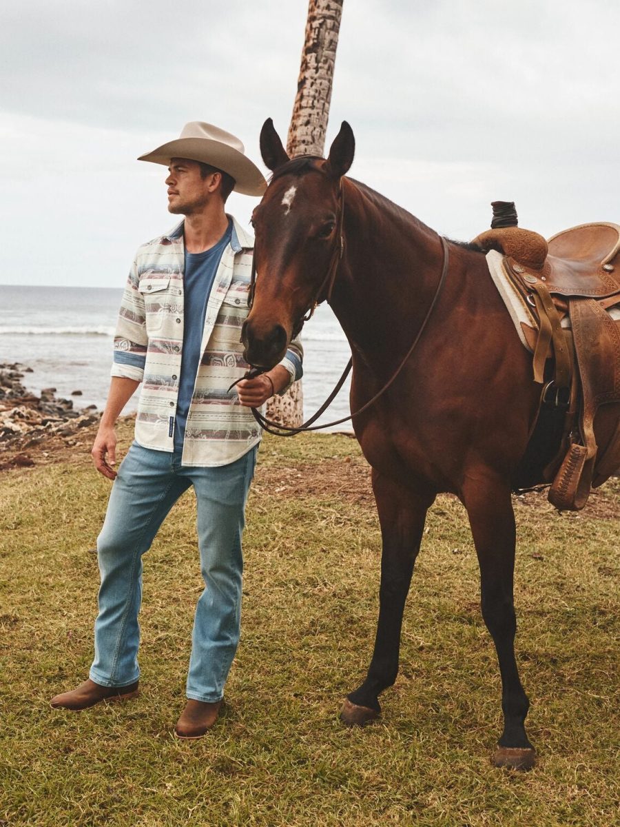 Tommy Bahama x Stetson Peco Palms Jacquard Shirt Jacket