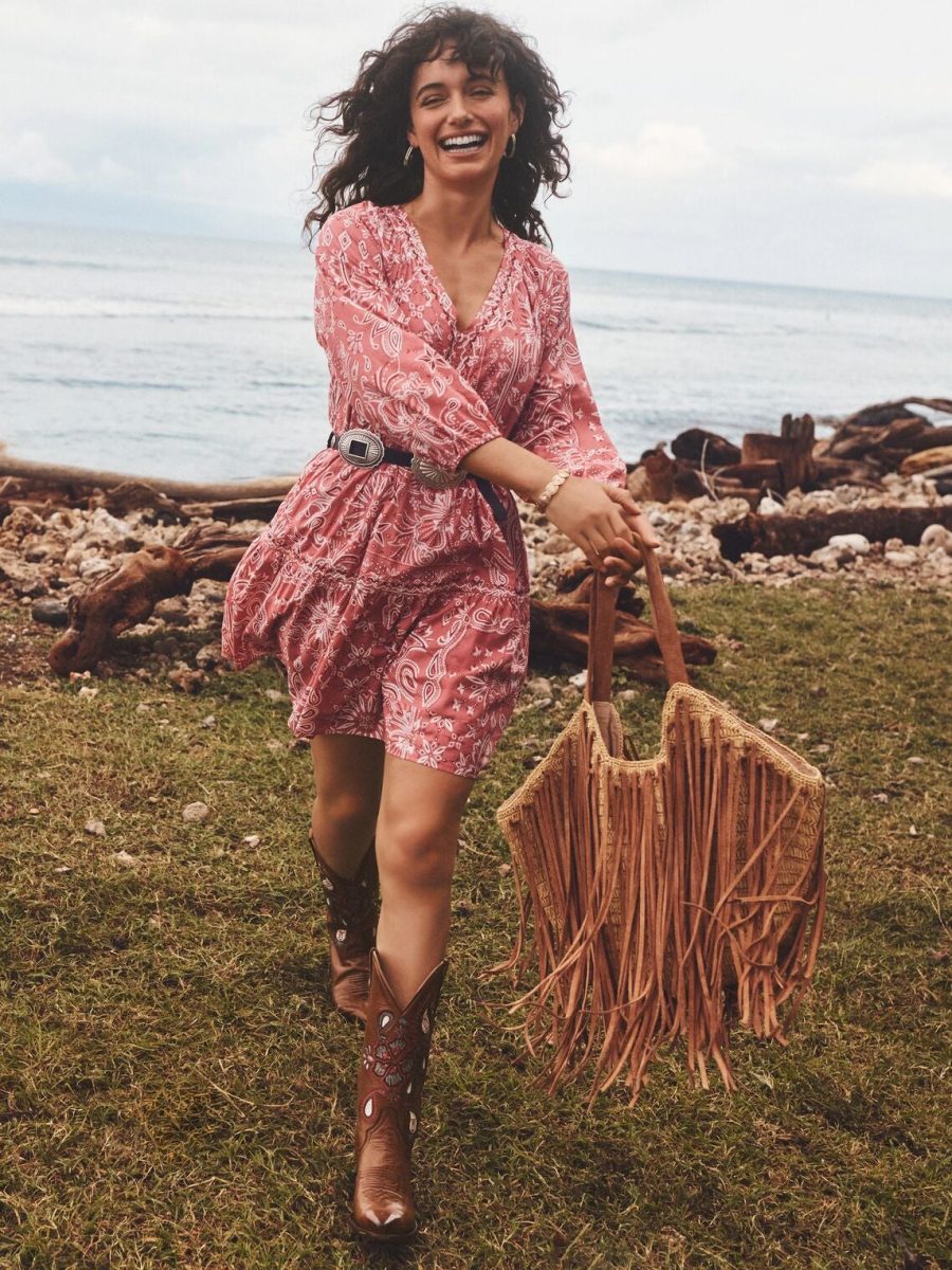 Tommy Bahama x Stetson Bandana Bay 3/4-Sleeve Dress