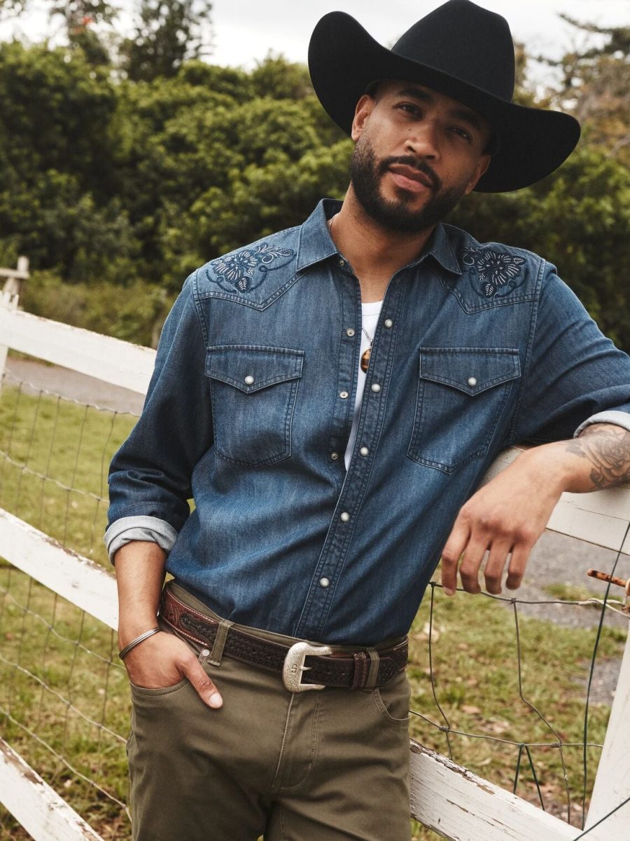 Tommy Bahama x Stetson Calypso Cowboy Long-Sleeve Shirt